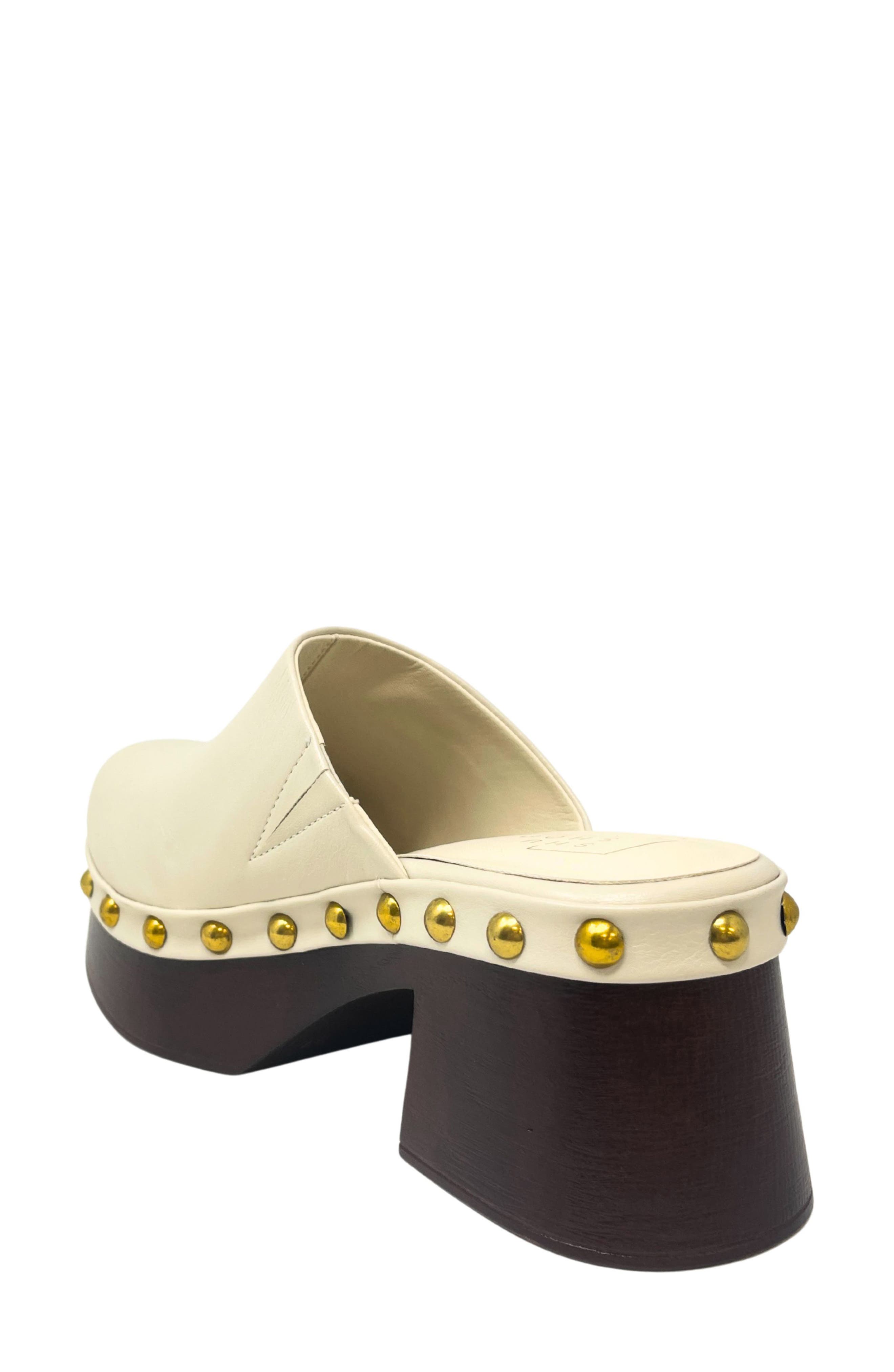 SHUSHOP Lily Platform Mule, Alternate, color, Bone