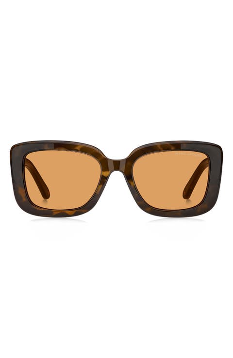 53mm Square Sunglasses
