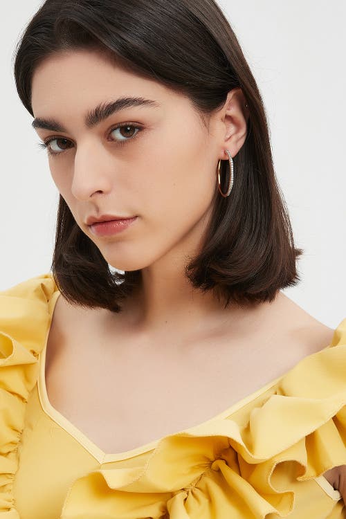Classicharms Gaia Celestial Sunburst Hoop Earrings In Gold
