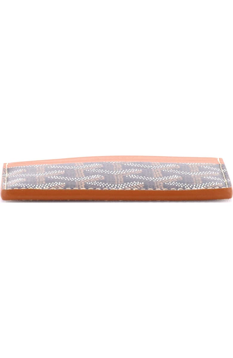 Pre-Owned Goyard Saint Sulpice Card Holder Coated Canvas, Alternate, color, Brown
