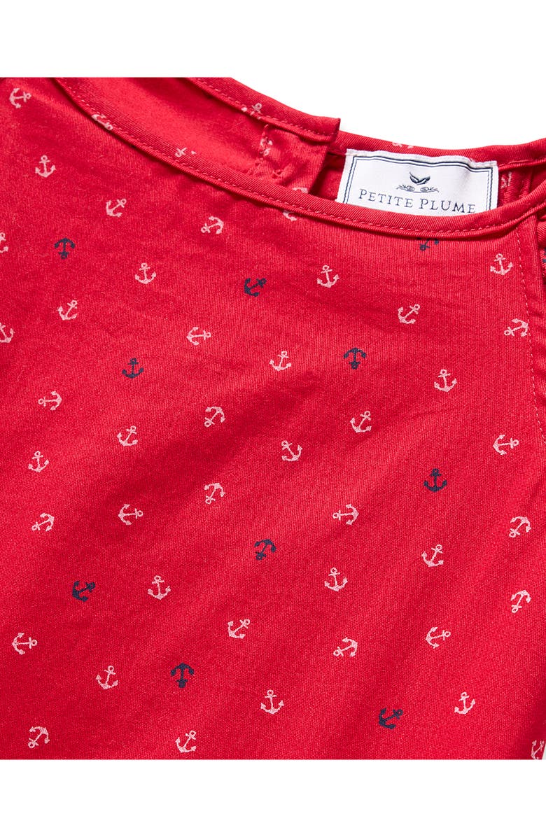 Petite Plume Kids' Anchor Print Nightgown, Alternate, color, 