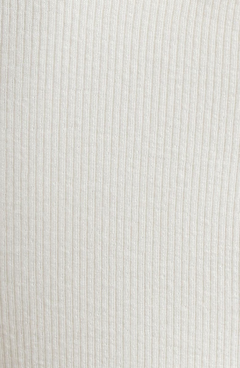 ATM Anthony Thomas Melillo Rib Square Neck Bodysuit, Alternate, color, Irish Cream