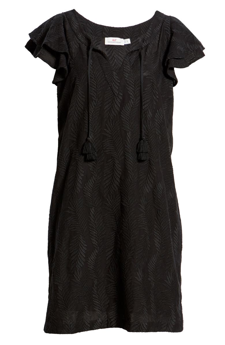 vineyard vines Palm Embroidered Tunic Dress, Alternate, color, 