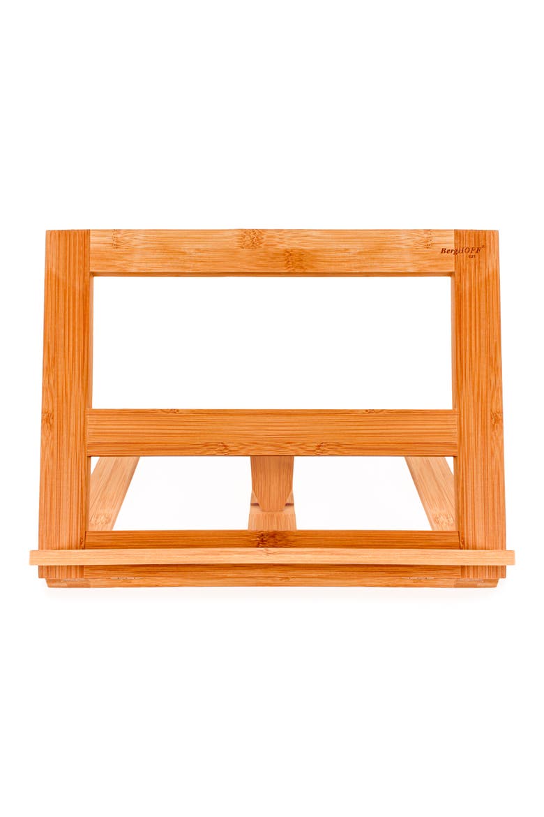 Bamboo Tablet/Cookbook Holder, Main, color, NATURAL