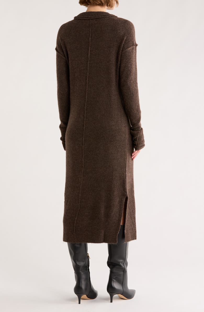 Highline Long Sleeve Cotton Sweater Dress