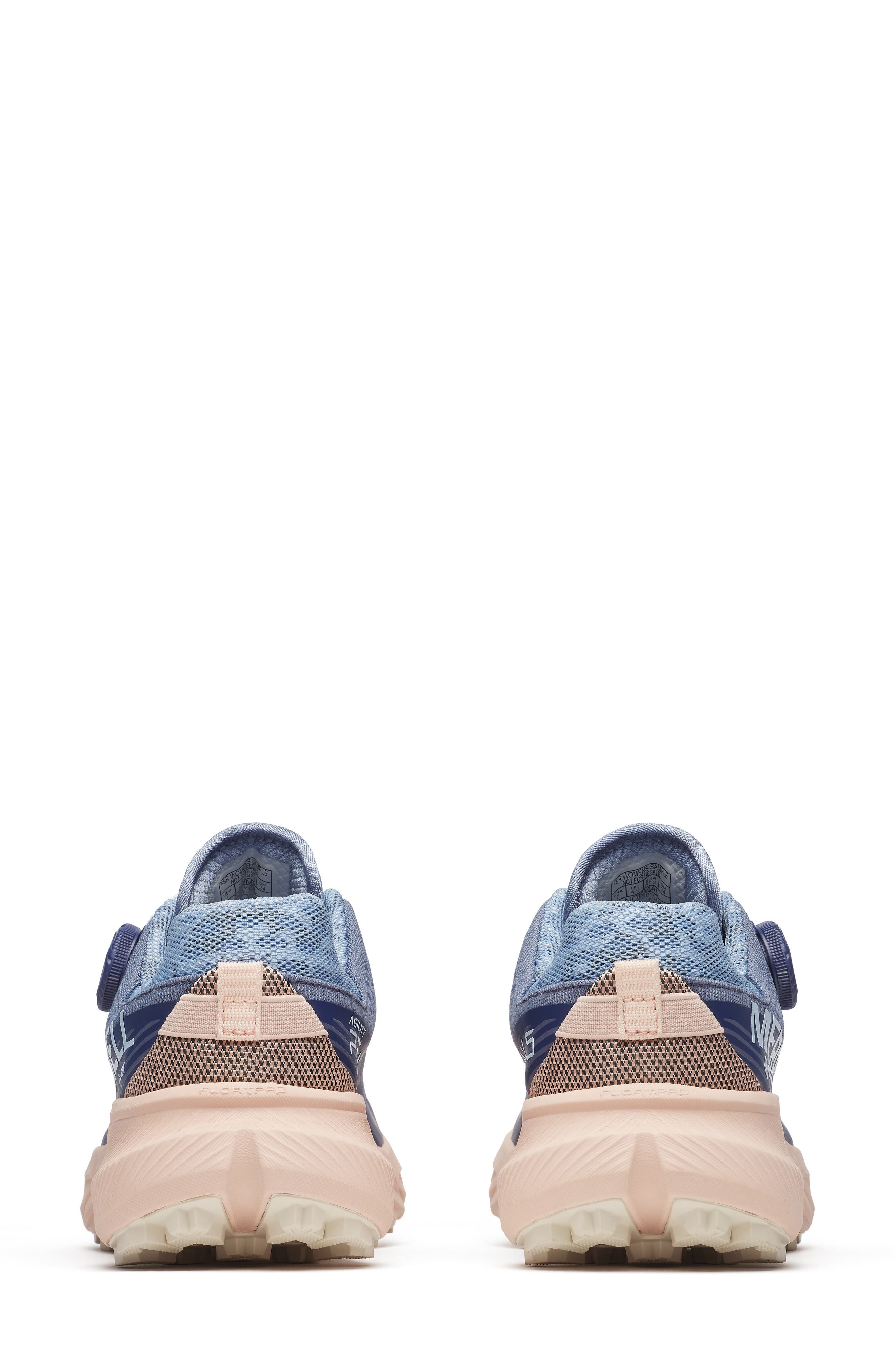 Merrell Agility Peak 5 BOA<sup>®</sup> Gore-Tex<sup>®</sup> Waterproof Trail Running Shoe, Alternate, color, Indigo/ Pink Salt