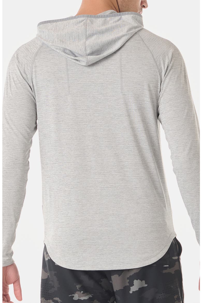 Enzo Performance Hoodie, Alternate, color, HEATHER GRAY
