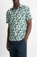 Vince Classic Fit Short Sleeve Button-Up Shirt