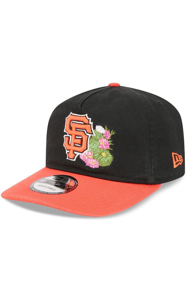 New Era Men's New Era  Black/Orange San Francisco Giants 2026 Spring Training 19TWENTY Adjustable Hat, Alternate, color, Black