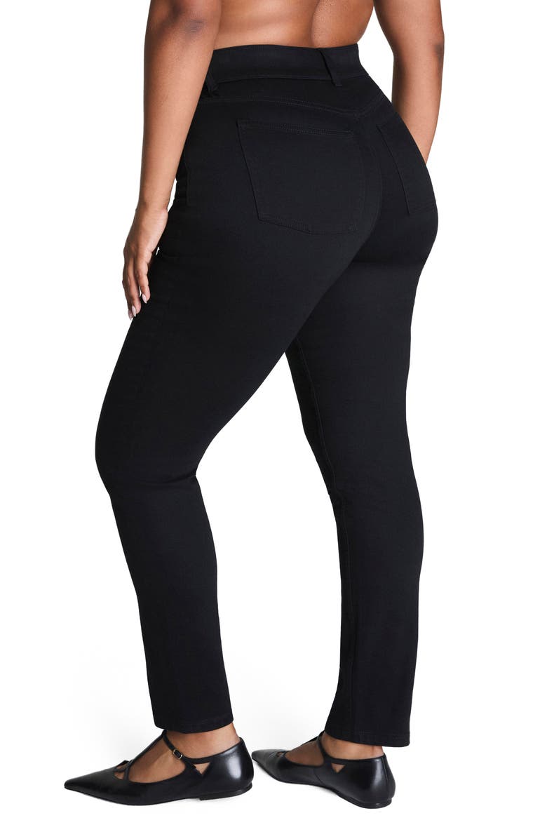 SPANX<sup>®</sup> SPANXshape<sup>™</sup> EveryWear Pull-On Ankle Skinny Jeans, Alternate, color, Obsidian Rinse