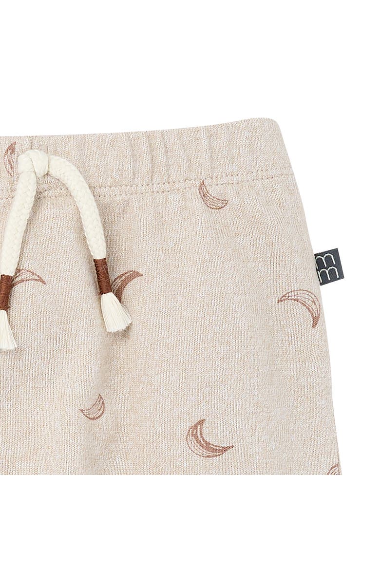 Brushed Hacci Top and Pant Set, Alternate, color, Oatmeal Moon