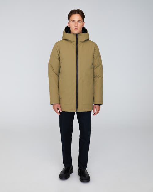 Quartz Co. Jules | Hooded Down Winter Jacket In Khaki