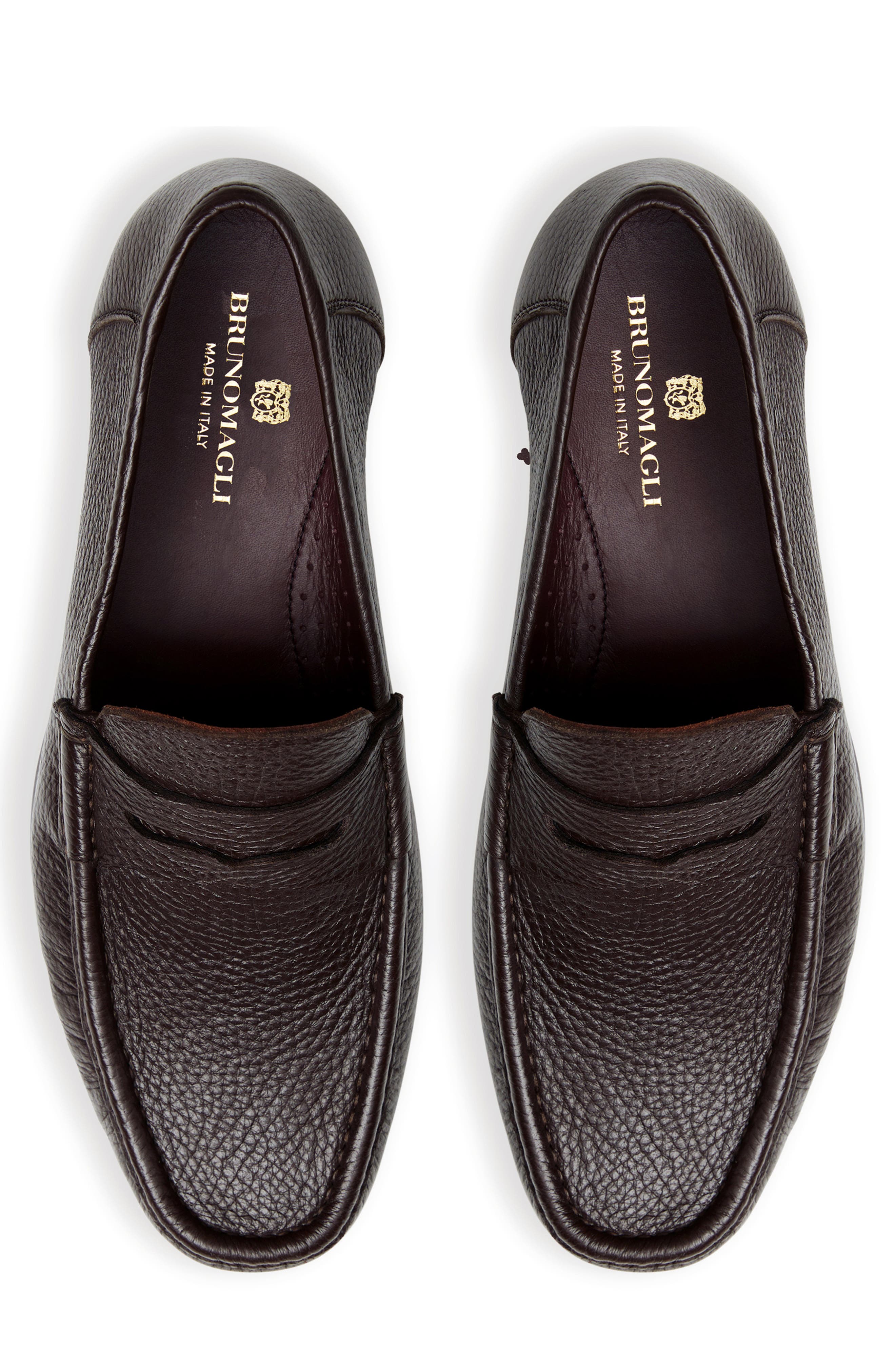 Bruno Magli Tonio Penny Loafer, Alternate, color, Dark Brown Cervo