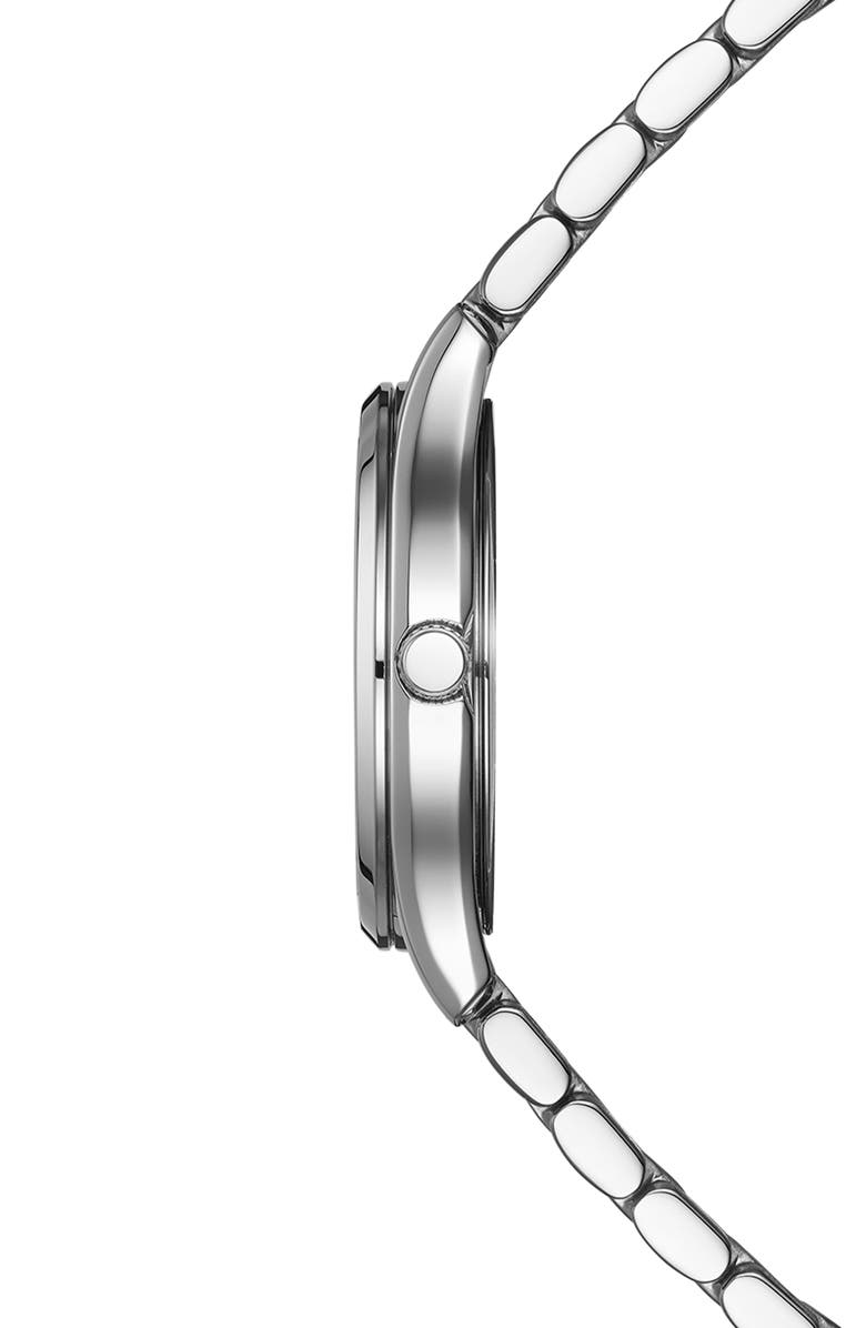 Balmain Beleganza Diamond & Mother-of-Pearl Bracelet Watch, 27.5mm, Alternate, color,