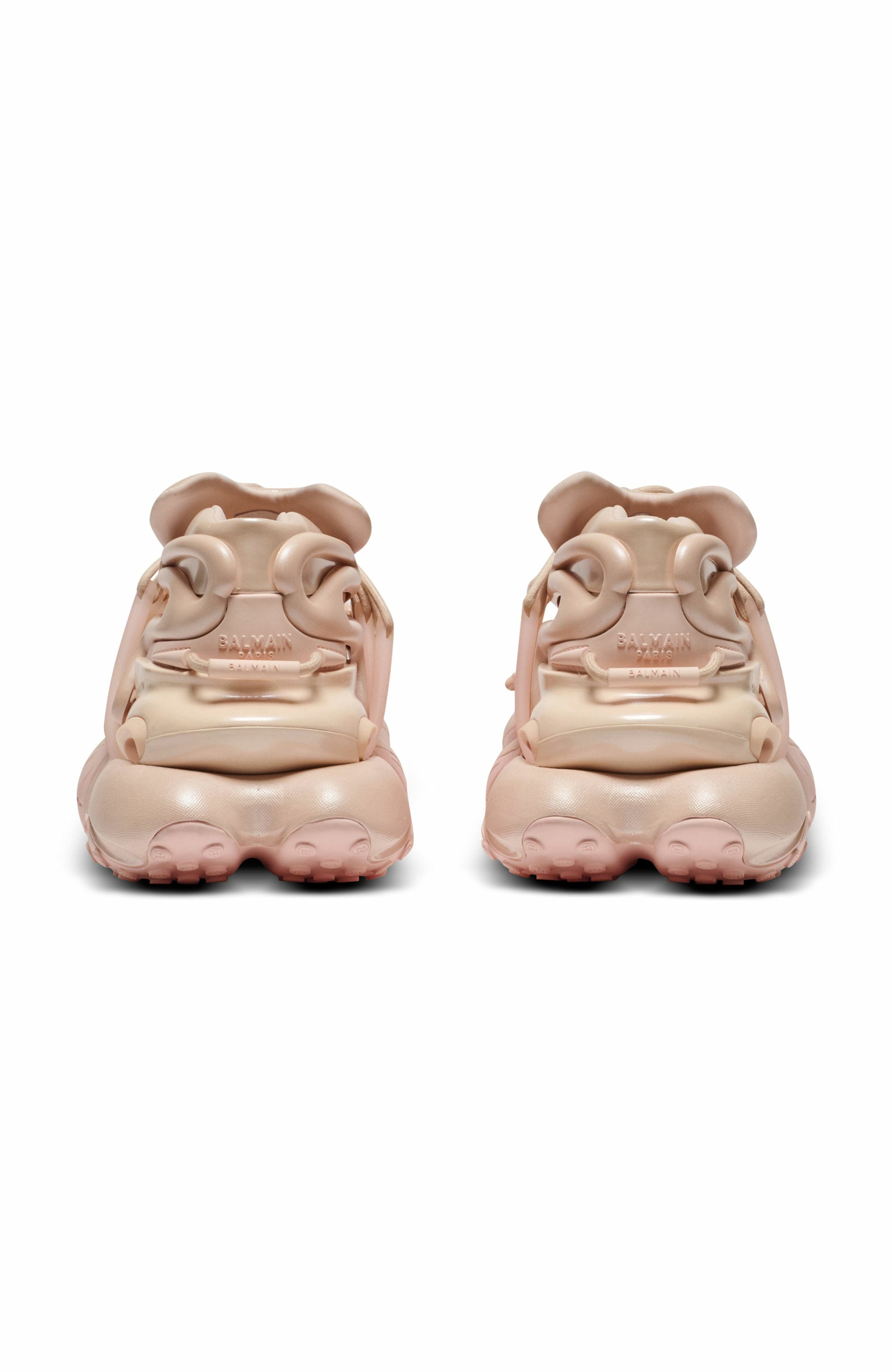 Balmain Unicorn Low Trainers In Iridescent Technical Materials, Alternate, color, 