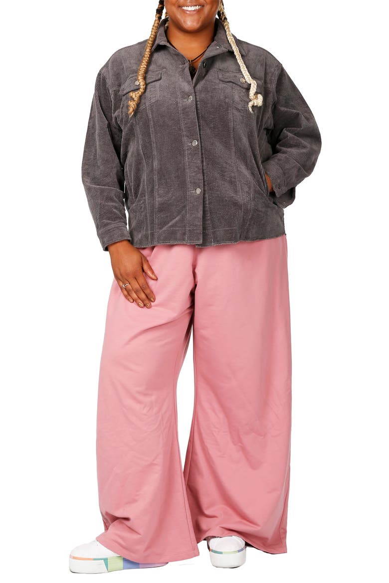 Corduroy Jacket, Alternate, color, CHARCOAL