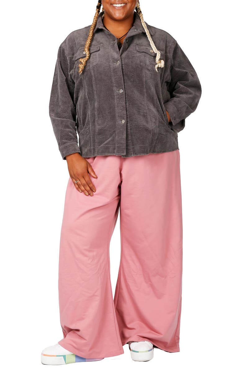 Standards & Practices Corduroy Jacket, Alternate, color, Charcoal