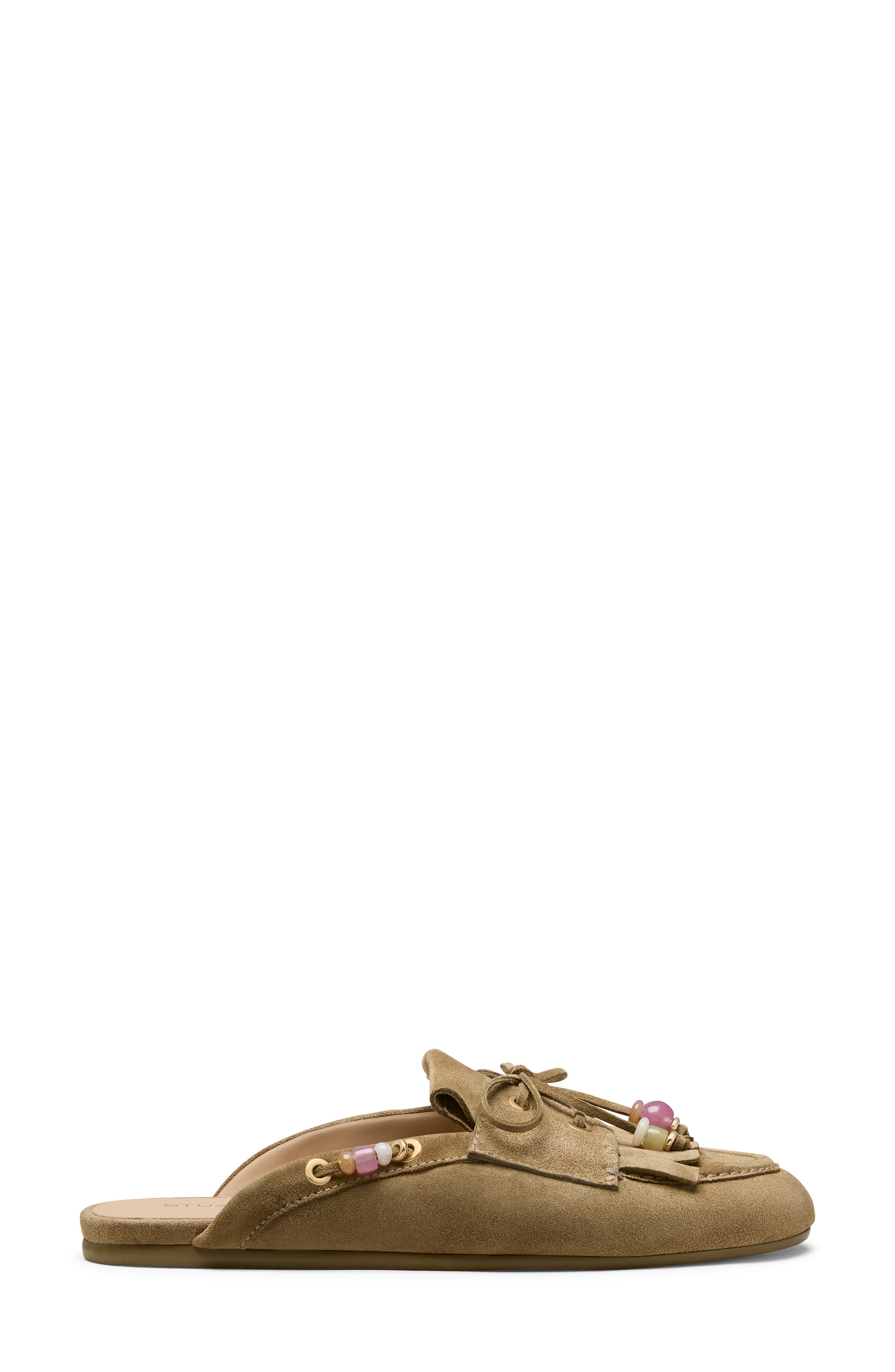 Stuart Weitzman Majorca Tinsley Mule, Alternate, color, Golden Olive