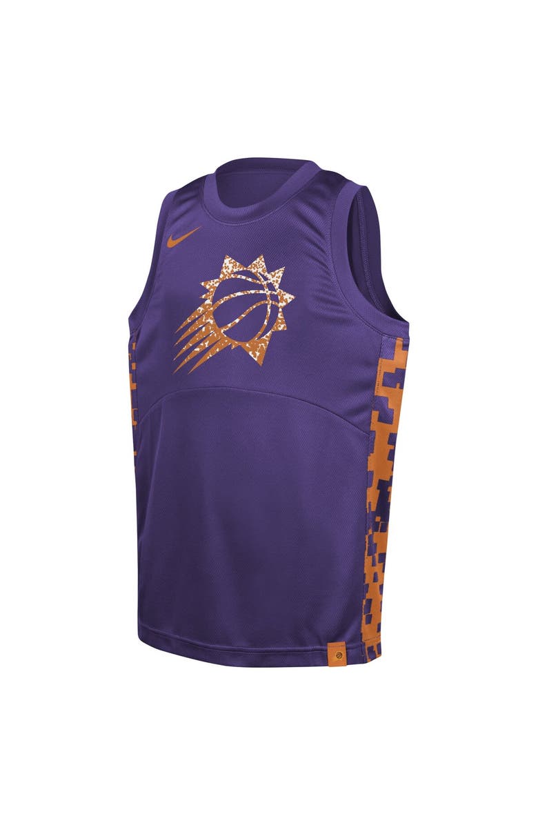 Nike Youth Nike  Purple Phoenix Suns Courtside Starting Five Team Jersey, Alternate, color, Purple