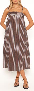 Petal & Pup Talita Striped Maxi Dress