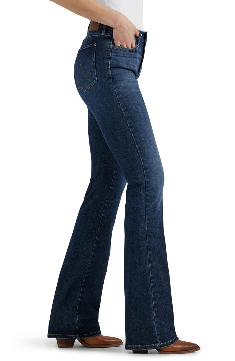 Wrangler Bespoke Curvy High Waist Bootcut Jeans, Alternate, color, Lacey