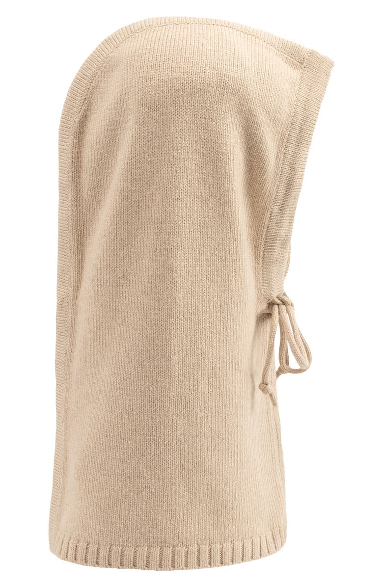 Echo Drapey Balaclava, Alternate, color, Cream