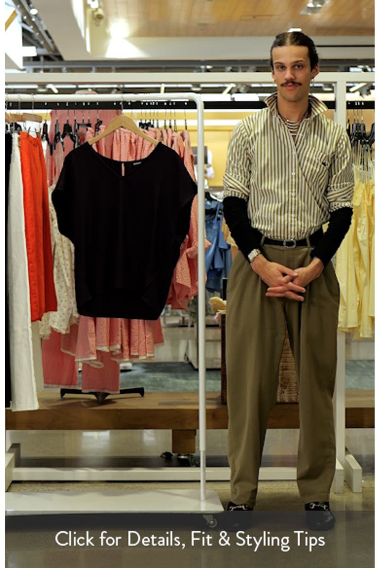 V-Neck Short Sleeve Cady Top video