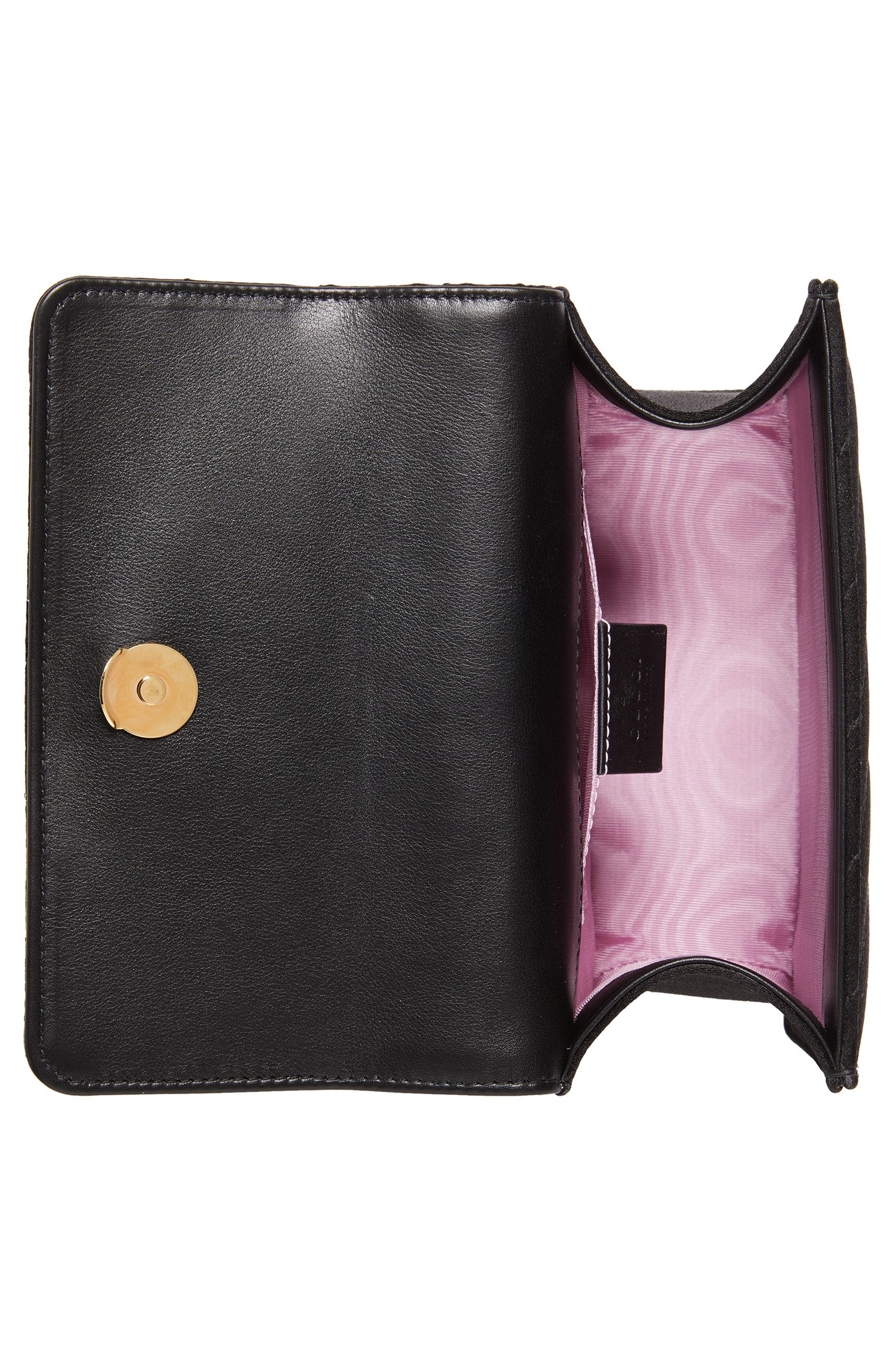 Gucci Broadway Quilted Ring Top Handle Bag, Alternate, color, 