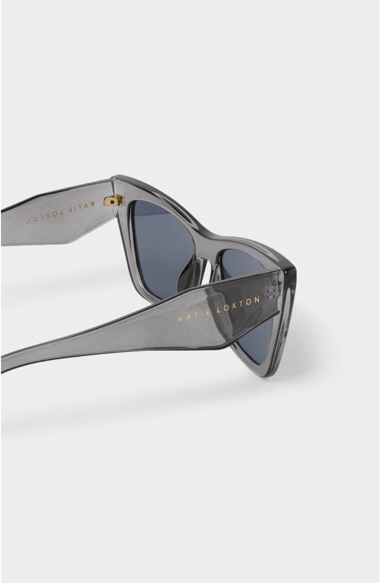 Katie Loxton Porto Sunglasses, Alternate, color, Grey Transparent