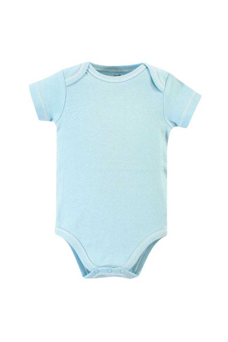 Organic Cotton Bodysuits, Alternate, color, Rosebud
