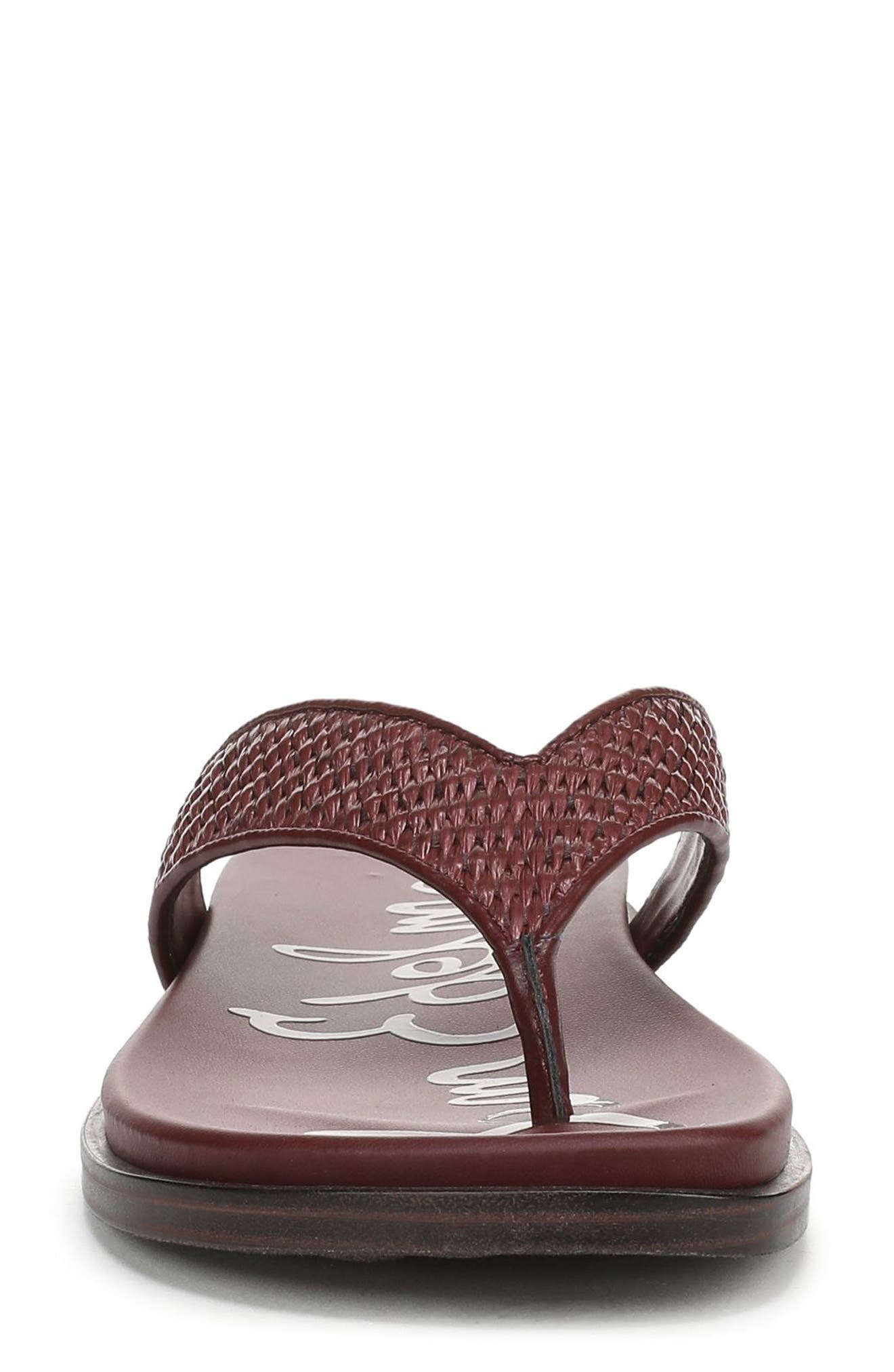 Lila Flip Flop, Alternate, color, BRICK