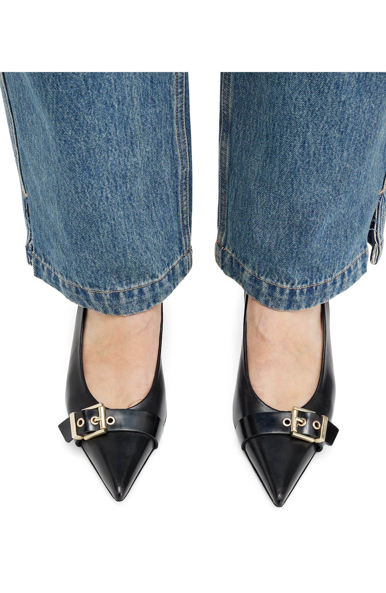 AllSaints Selina Pointed Toe Slingback Pump, Alternate, color, 