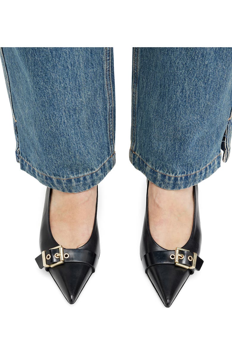 AllSaints Selina Pointed Toe Slingback Pump, Alternate, color,