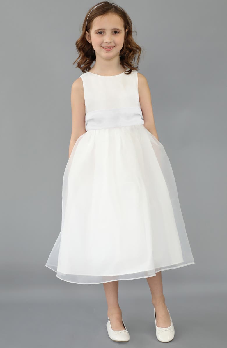 Us Angels Wide Organza Sash, Alternate, color, 