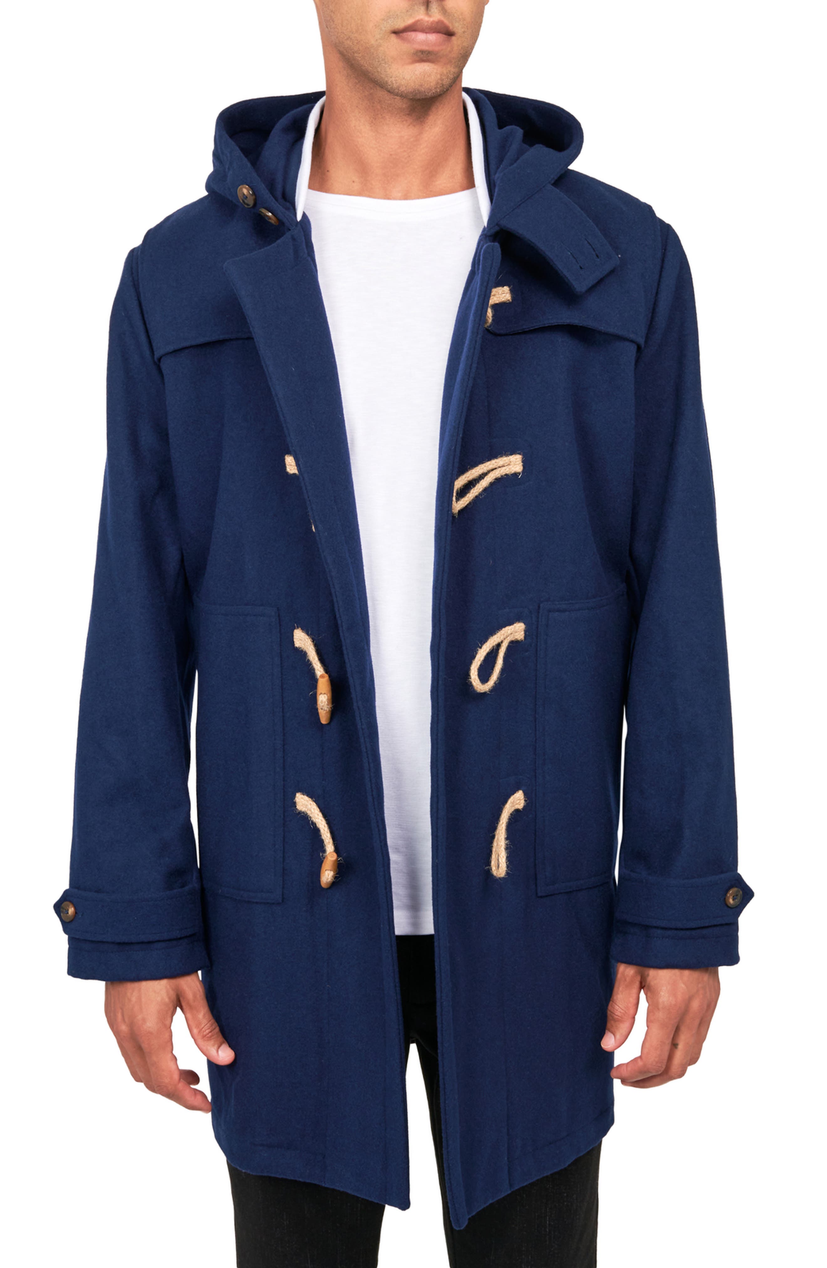 Solid Wool Toggle Coat - image 3