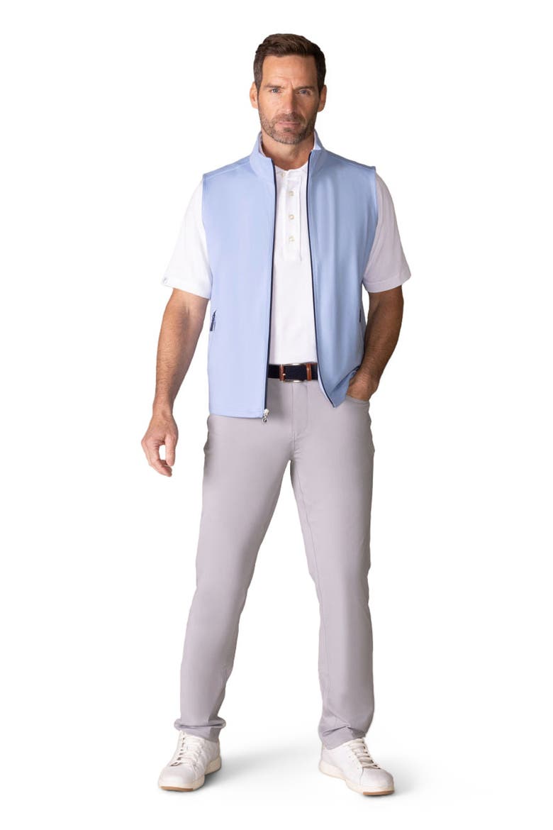 Tech Stretch Vest, Main, color, Chambray