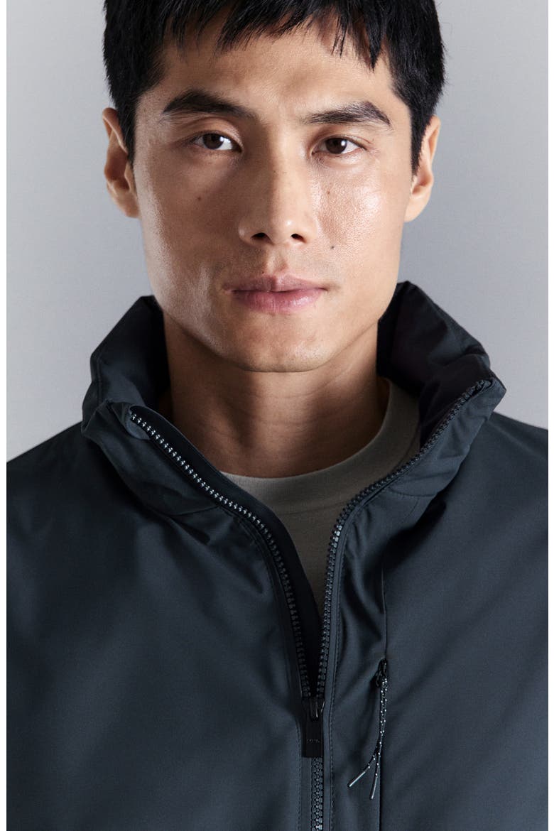 Packable Water Repellent Jacket, Alternate, color, NAVY