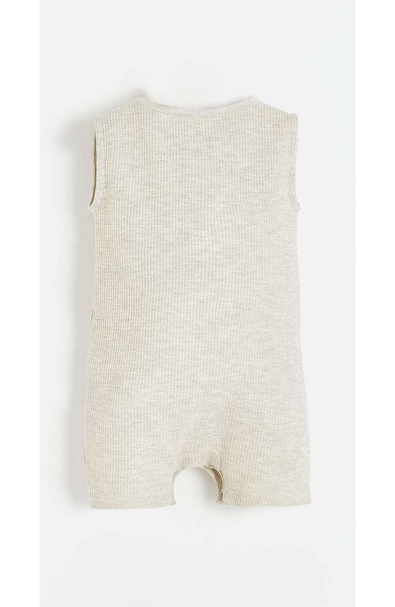 Babycottons Waffle Coverall for Infant, Alternate, color, Grey/Melange