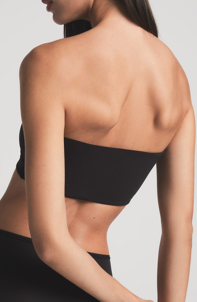 SKIMS Fits Everybody Bandeau Bra, Alternate, color, Onyx