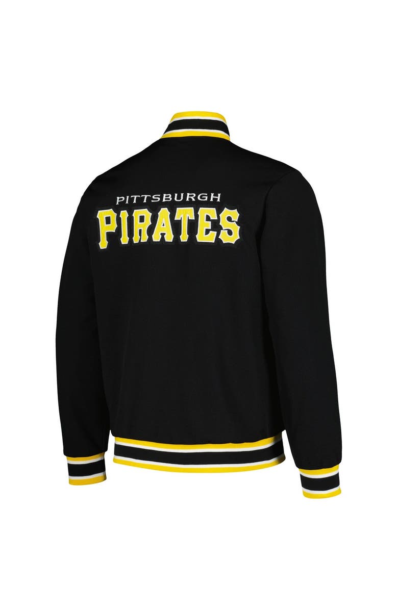 STARTER Men's Starter Black Pittsburgh Pirates Secret Weapon Full-Snap Jacket, Alternate, color,