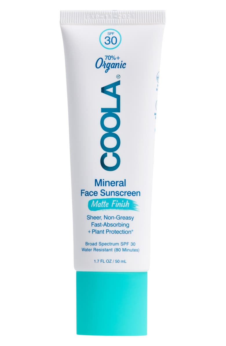 COOLA<sup>®</sup> Suncare Mineral Face Matte Finish Sunscreen Lotion SPF 30, Main, color, 