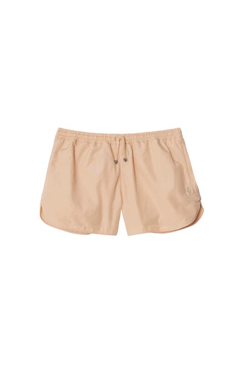 Burberry shorts womens gold on sale