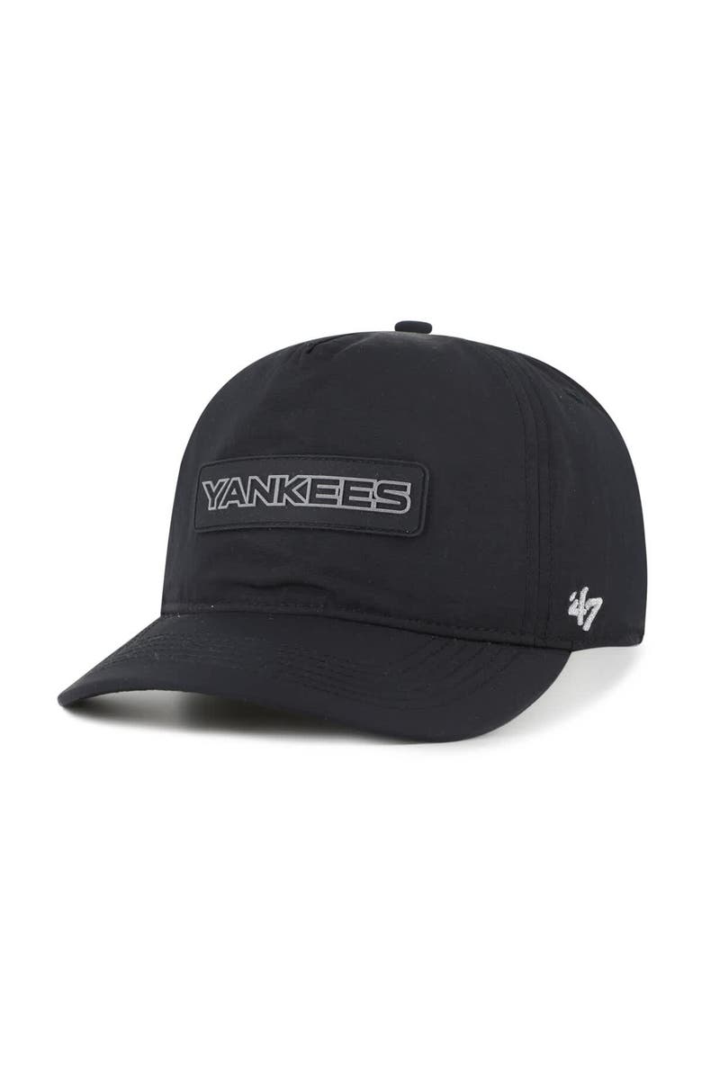 '47 Men's '47 Black New York Yankees Quiet Outdoors Hitch Adjustable Hat, Main, color, Black