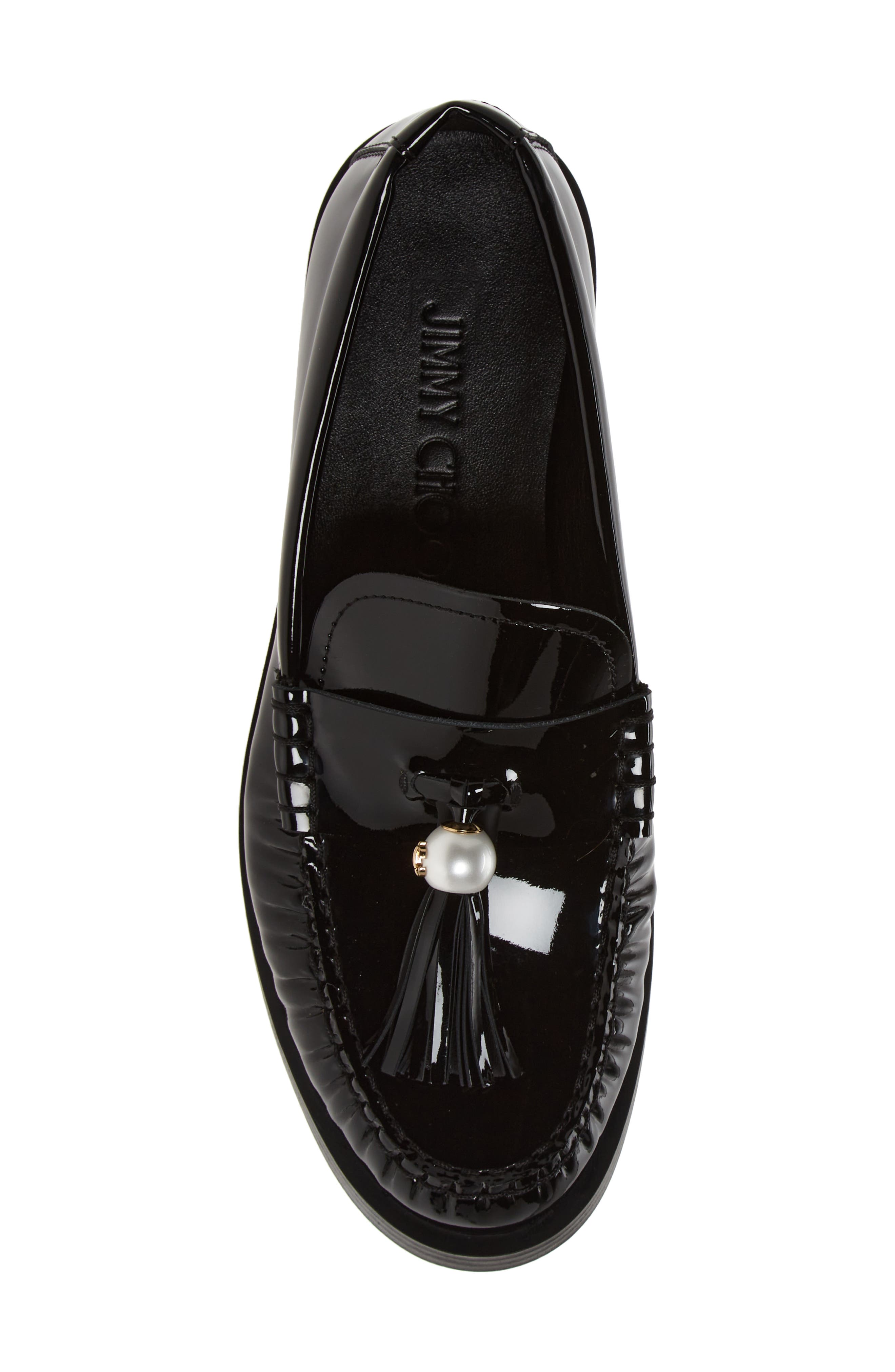 Jimmy Choo Addie Tassel Loafer, Alternate, color, 