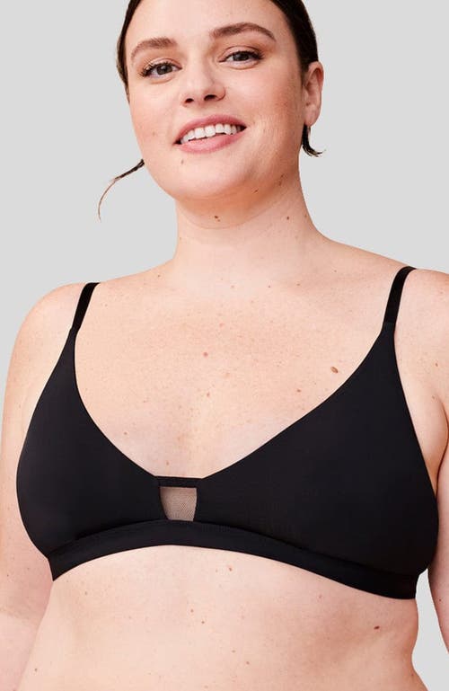 Pepper Limitless Wirefree Scoop Bra In Black