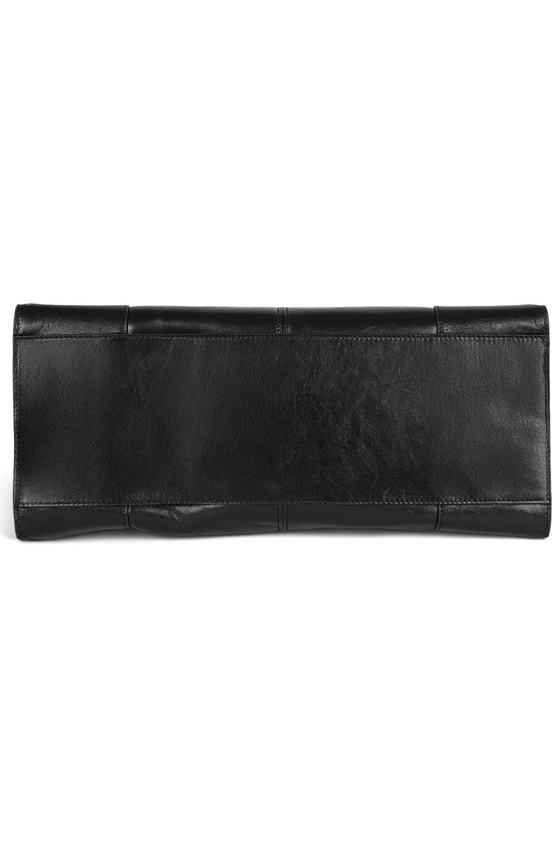 Jeffrey Campbell Palomino Leather Satchel, Alternate, color, Black