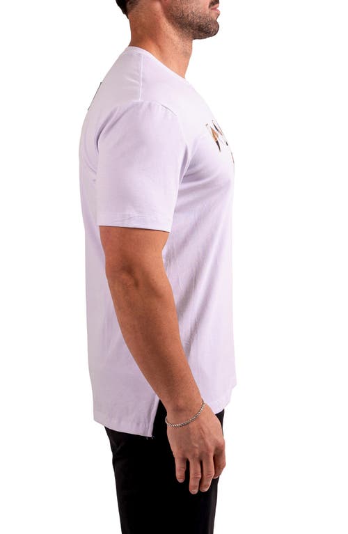 Maceoo Logo Appliqué Graphic T-shirt In White