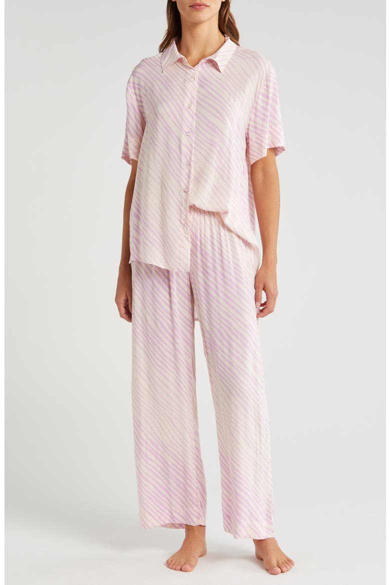 Tatiana Lenzing™ EcoVero™ Viscose Pajamas, Main, color, BALLET PINK