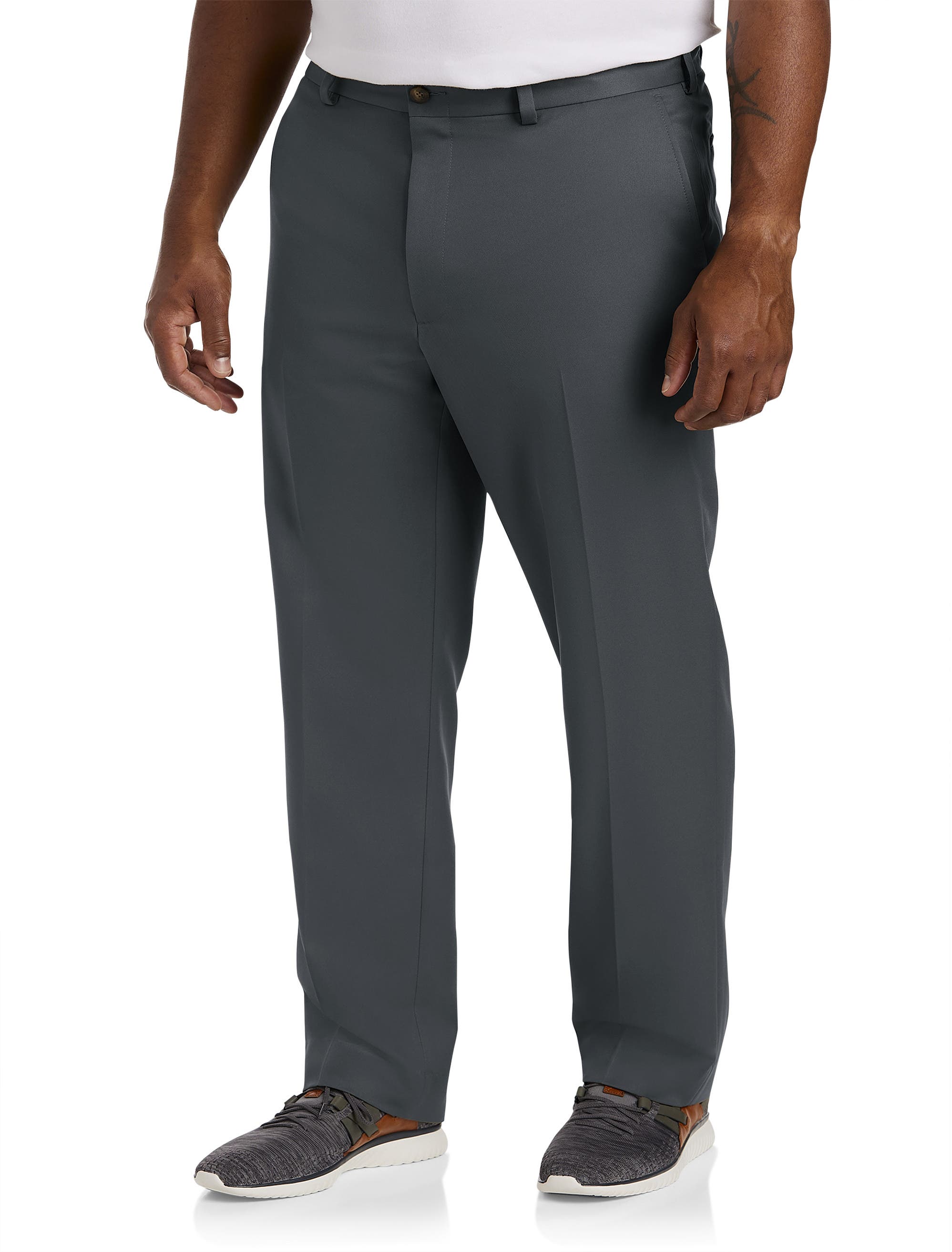 Big & Tall Microfiber Dress Pants - image 3