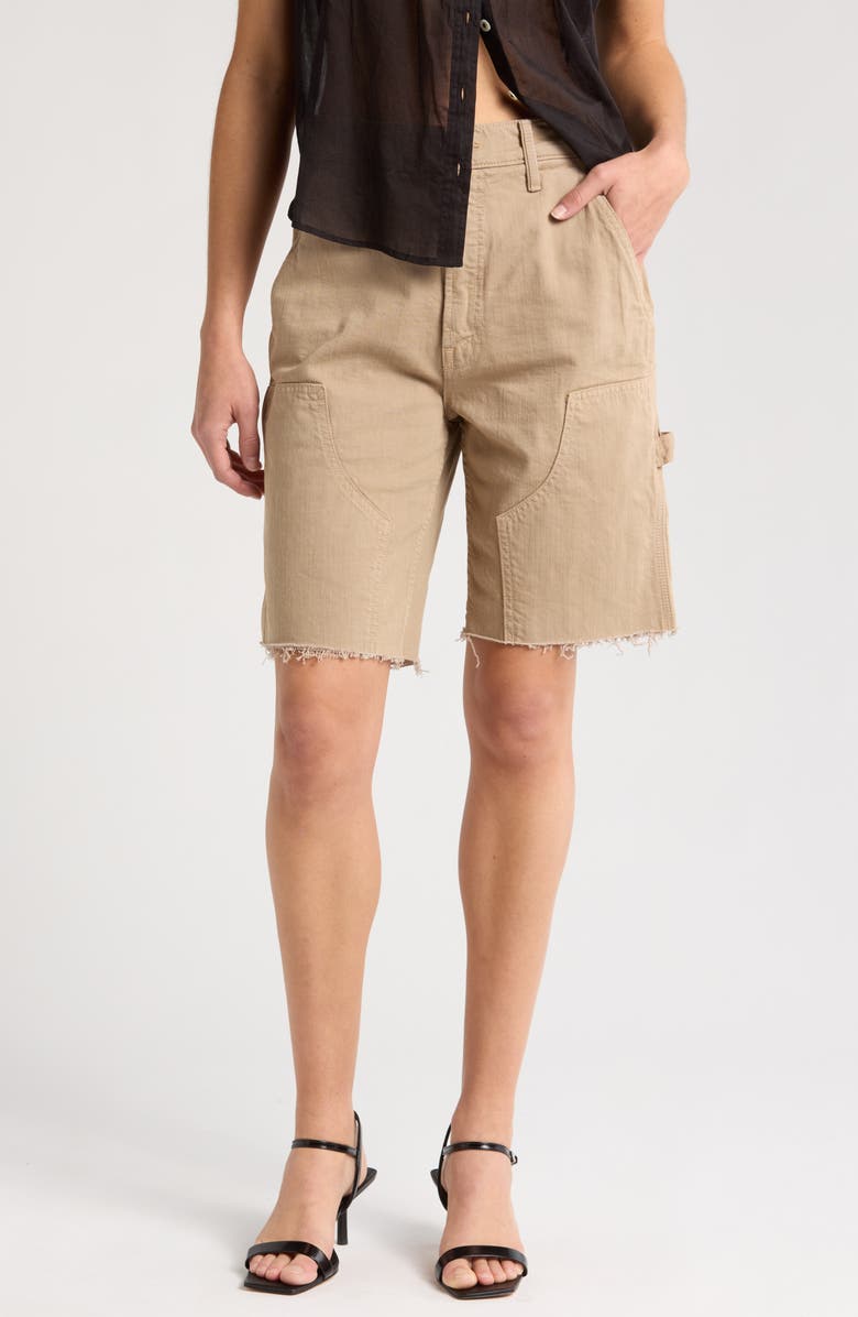 MOTHER The Bees Knees Frayed Shorts, Main, color,